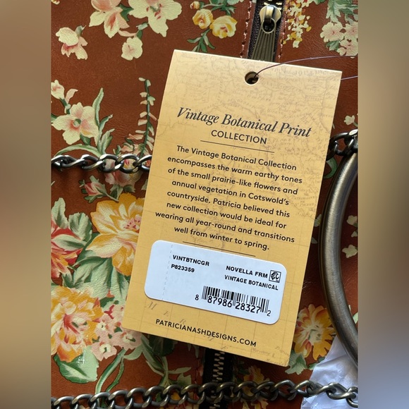 ~NO LONGER AVAILABLE Patricia Nash Leather Novella Frame Vintage Style Purse~ - Picture 5 of 10